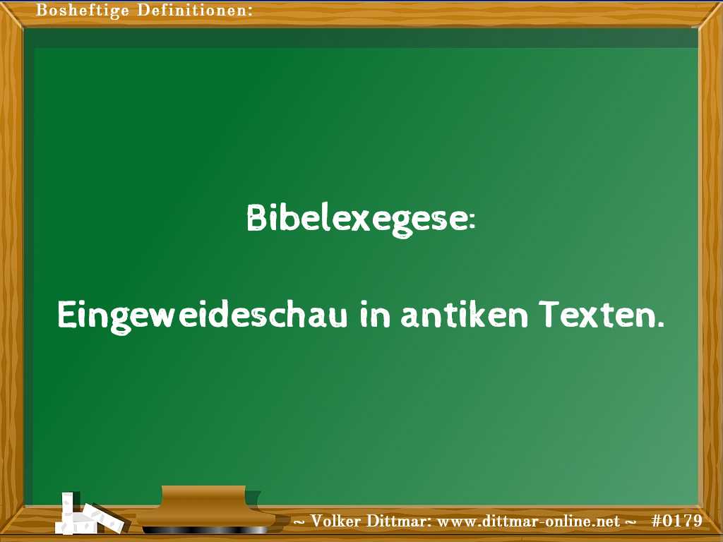 Bibelexegese:<br><br>Eingeweideschau in antiken Texten. 