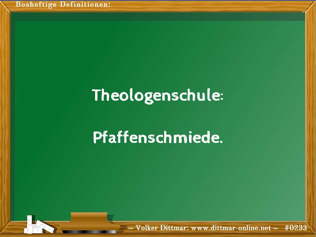 Theologenschule:<br><br>Pfaffenschmiede. 